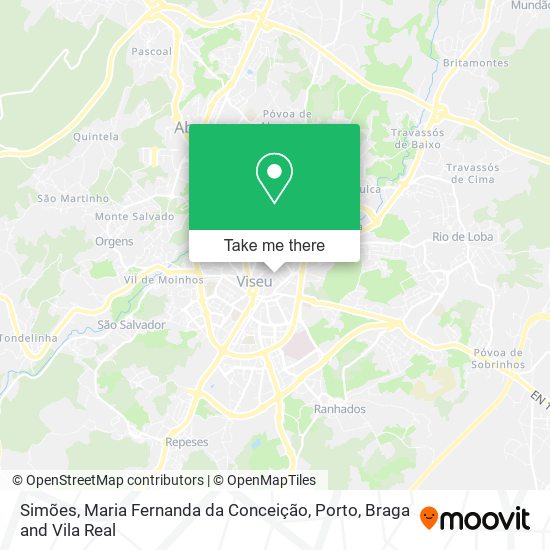 Simões, Maria Fernanda da Conceição mapa