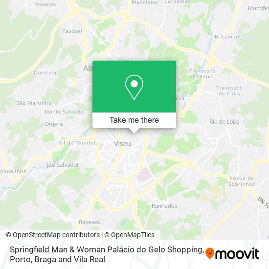 Springfield Man & Woman Palácio do Gelo Shopping map