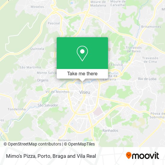 Mimo's Pizza map