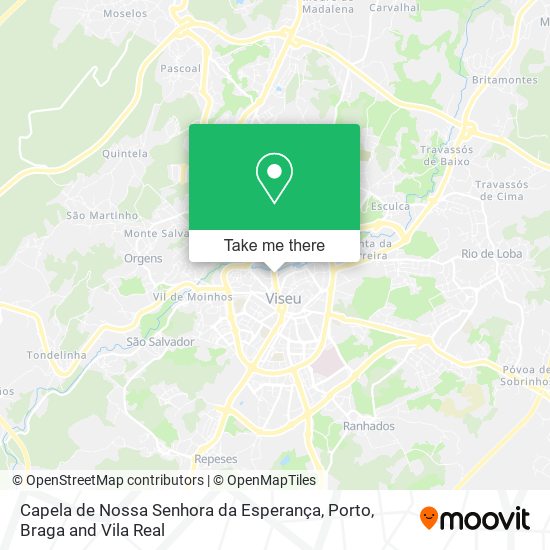 Capela de Nossa Senhora da Esperança map