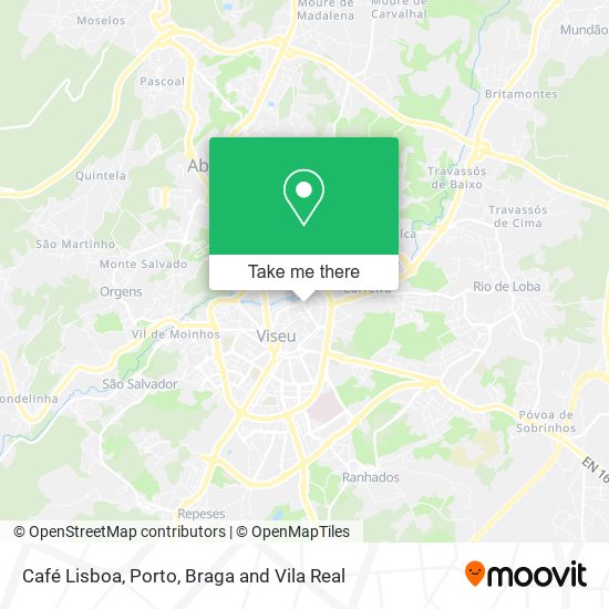 Café Lisboa mapa