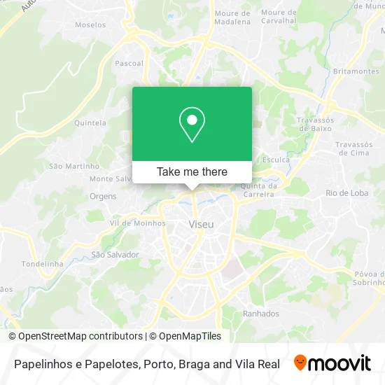 Papelinhos e Papelotes map