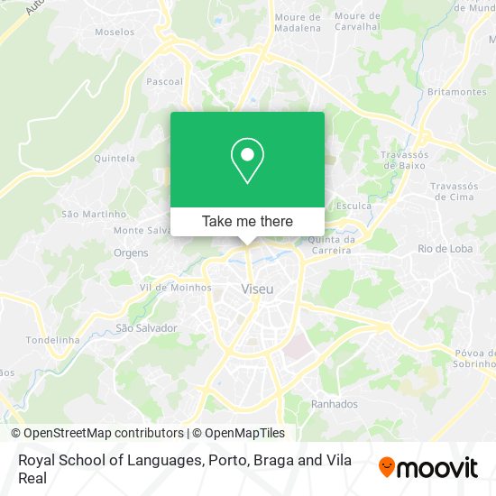 Royal School of Languages map