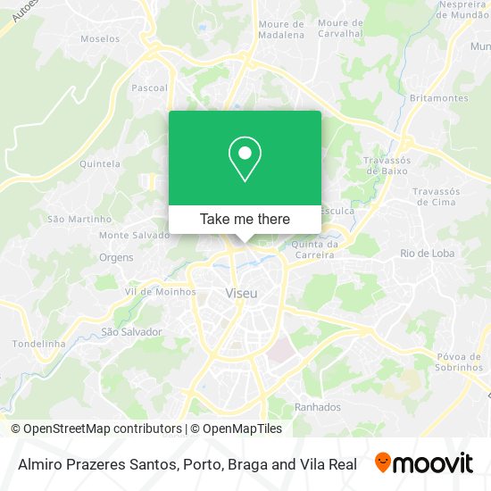 Almiro Prazeres Santos map