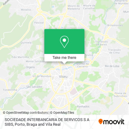 SOCIEDADE INTERBANCARIA DE SERVICOS S A SIBS mapa