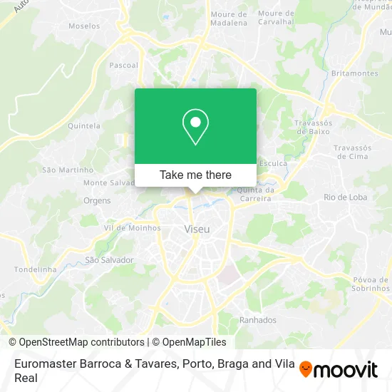 Euromaster Barroca & Tavares map