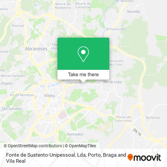 Fonte de Sustento-Unipessoal, Lda mapa