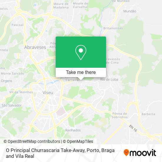 O Principal Churrascaria Take-Away map