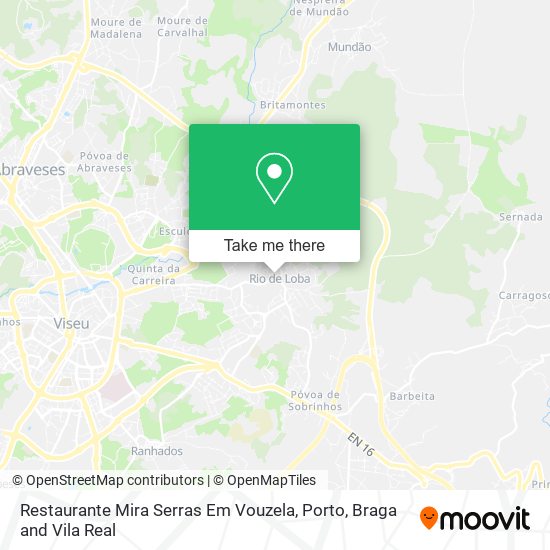 Restaurante Mira Serras Em Vouzela map