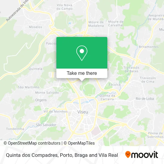 Quinta dos Compadres map