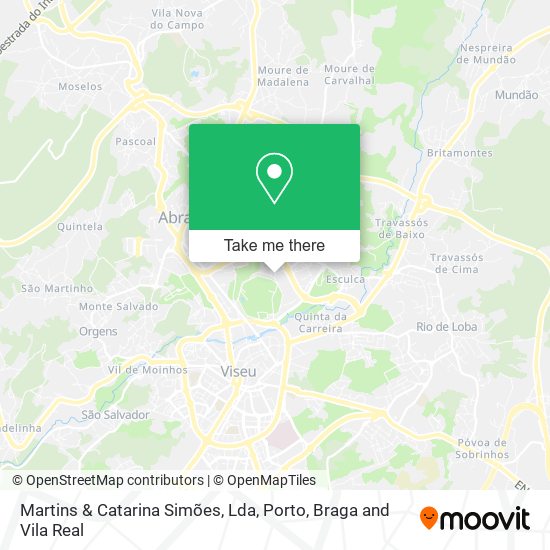 Martins & Catarina Simões, Lda mapa