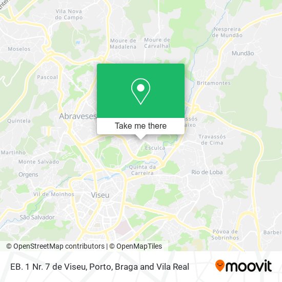 EB. 1 Nr. 7 de Viseu map