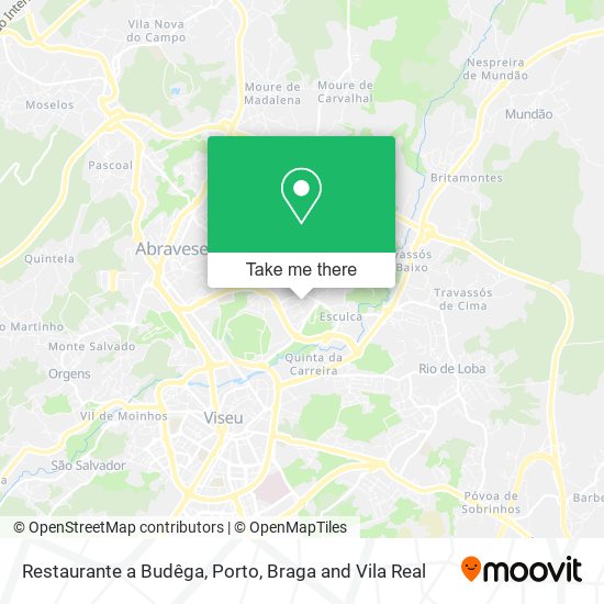 Restaurante a Budêga map