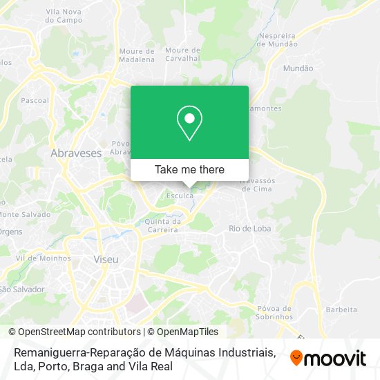 Remaniguerra-Reparação de Máquinas Industriais, Lda mapa