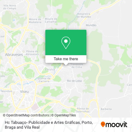 Hc Tabuaço- Publicidade e Artes Gráficas mapa