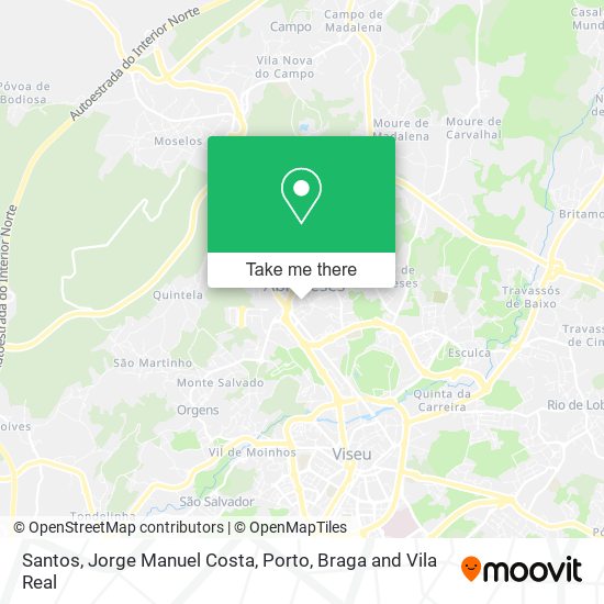 Santos, Jorge Manuel Costa mapa