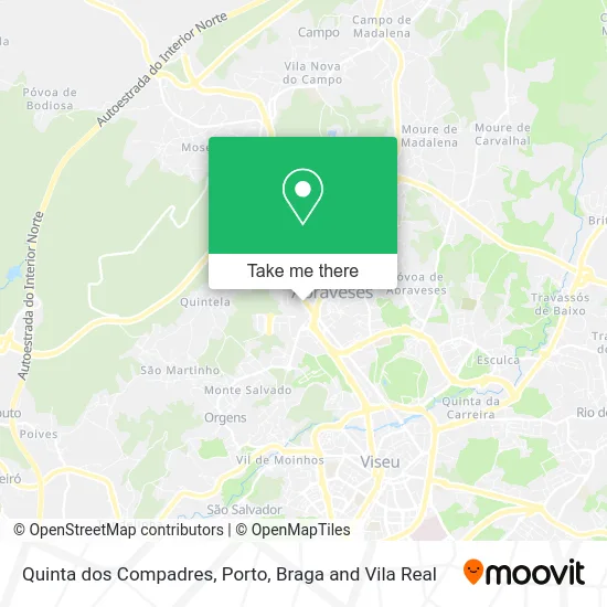 Quinta dos Compadres map