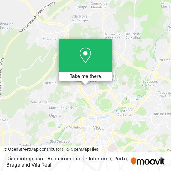 Diamantegesso - Acabamentos de Interiores mapa