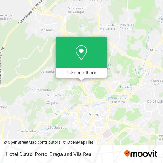 Hotel Durao map