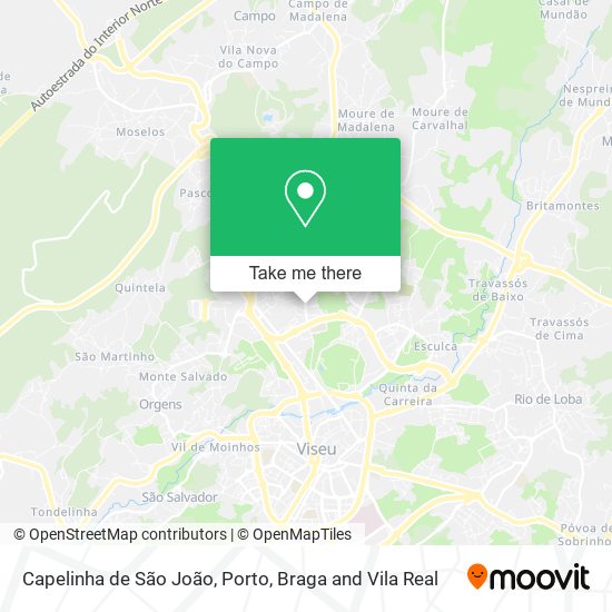 Capelinha de São João map