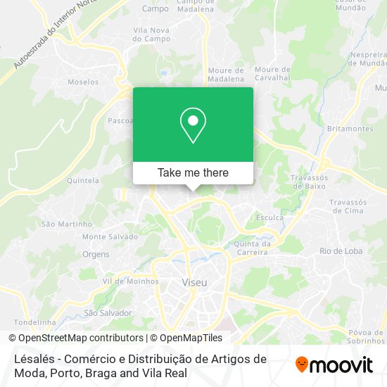 Lésalés - Comércio e Distribuição de Artigos de Moda map