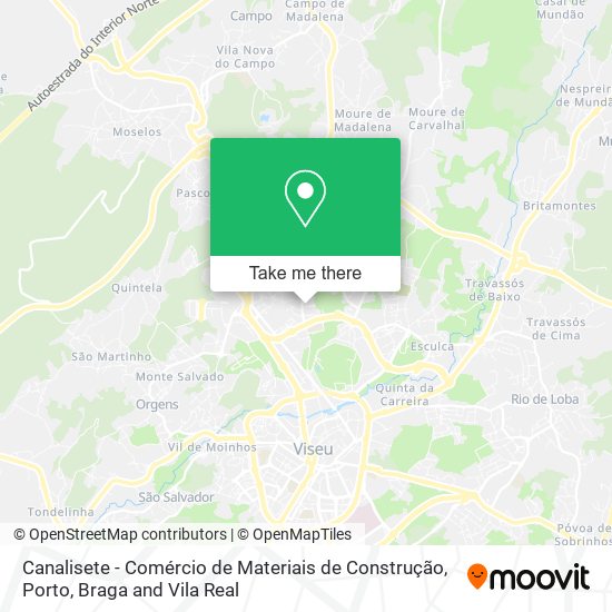 Canalisete - Comércio de Materiais de Construção map