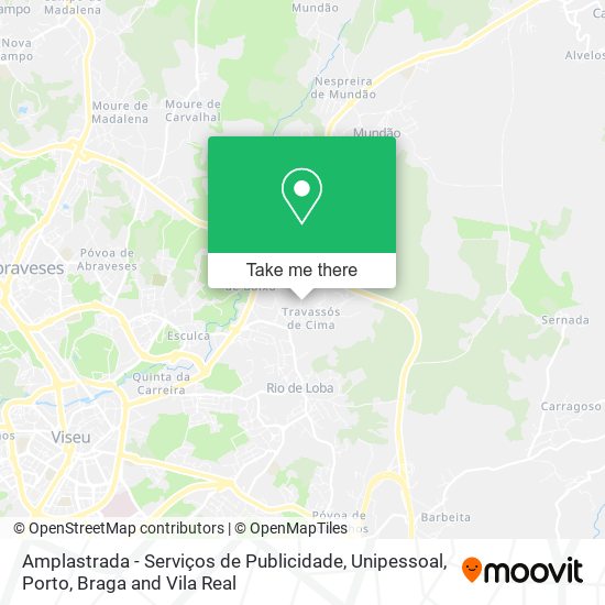 Amplastrada - Serviços de Publicidade, Unipessoal map
