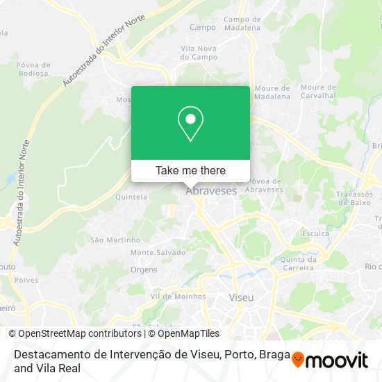 Destacamento de Intervenção de Viseu map