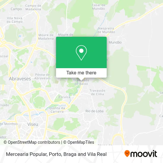 Mercearia Popular map