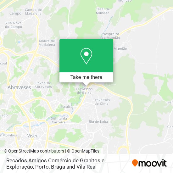 Recados Amigos Comércio de Granitos e Exploração map