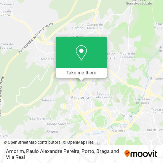 Amorim, Paulo Alexandre Pereira map