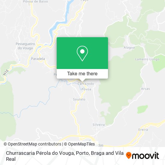 Churrascaria Pérola do Vouga map