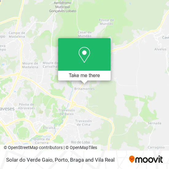 Solar do Verde Gaio map