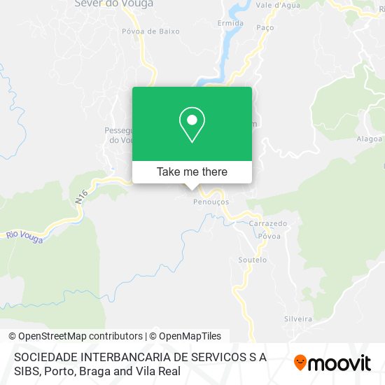 SOCIEDADE INTERBANCARIA DE SERVICOS S A SIBS map
