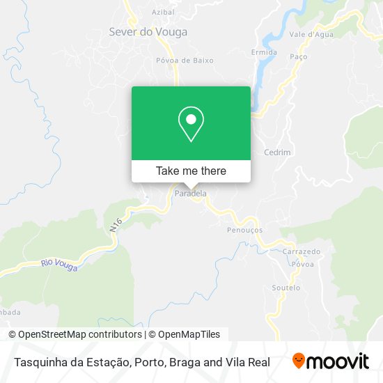 Tasquinha da Estação mapa