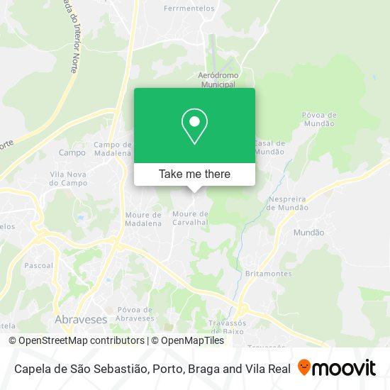 Capela de São Sebastião mapa