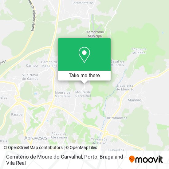 Cemitério de Moure do Carvalhal map