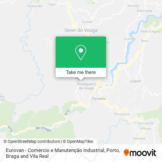 Eurovan - Comércio e Manutenção Industrial map