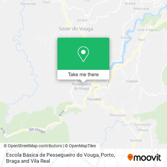 Escola Básica de Pessegueiro do Vouga map