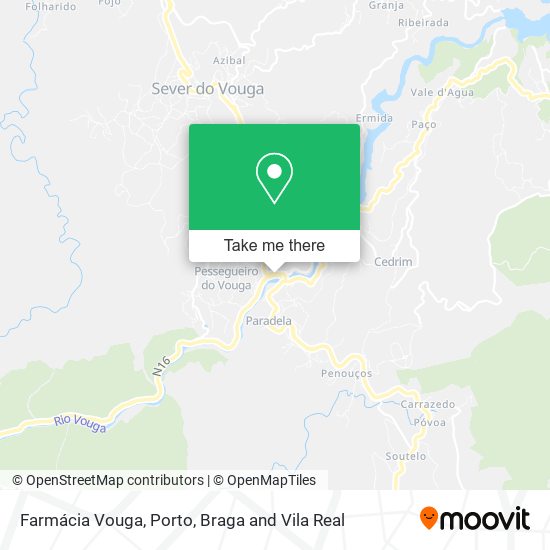 Farmácia Vouga mapa