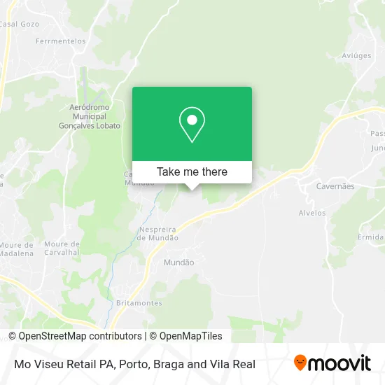 Mo Viseu Retail PA map