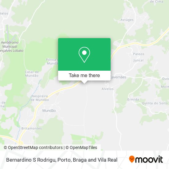 Bernardino S Rodrigu mapa