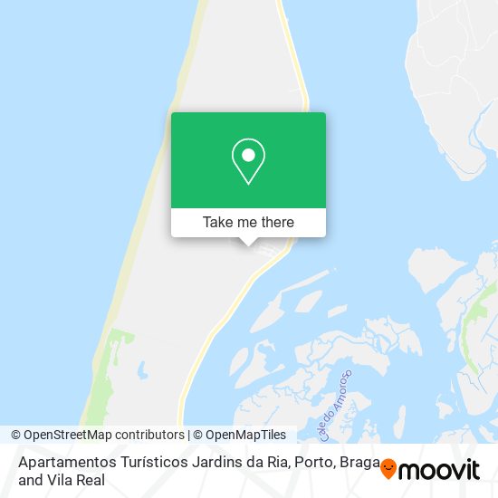 Apartamentos Turísticos Jardins da Ria mapa