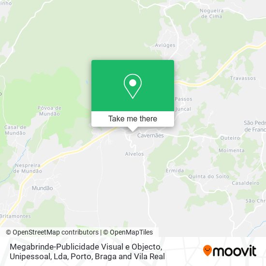Megabrinde-Publicidade Visual e Objecto, Unipessoal, Lda map