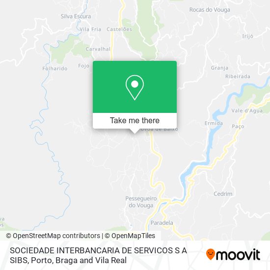 SOCIEDADE INTERBANCARIA DE SERVICOS S A SIBS map