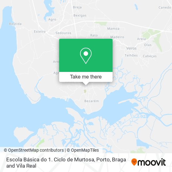 Escola Básica do 1. Ciclo de Murtosa map