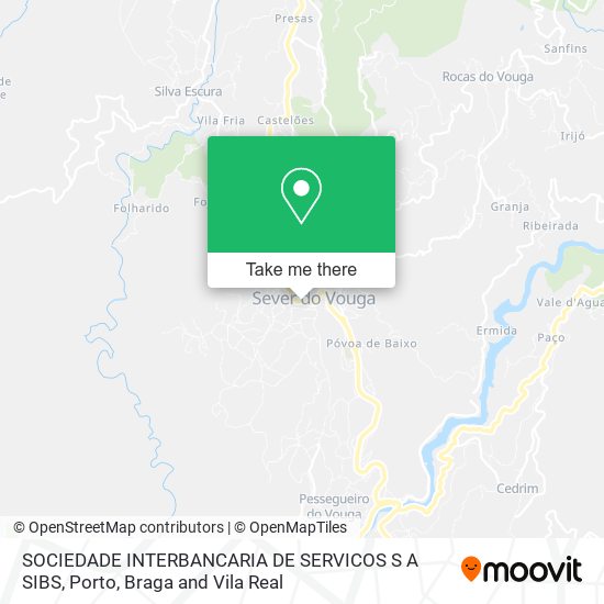 SOCIEDADE INTERBANCARIA DE SERVICOS S A SIBS mapa