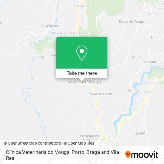 Clínica Veterinária do Vouga map