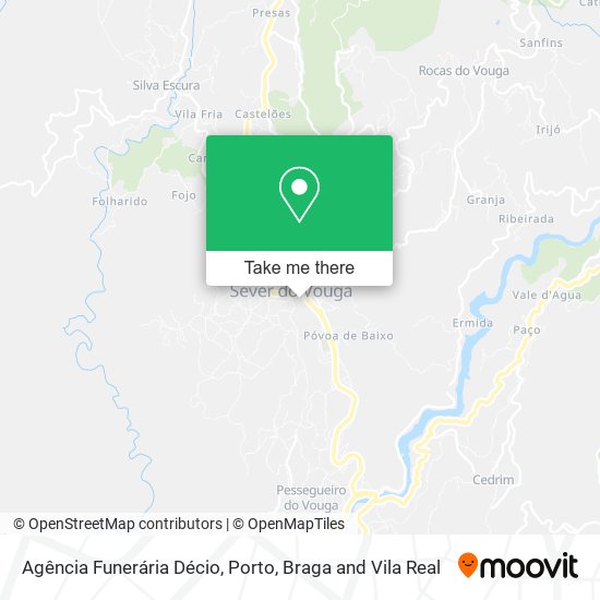Agência Funerária Décio mapa