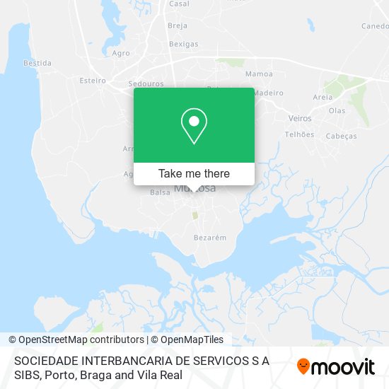 SOCIEDADE INTERBANCARIA DE SERVICOS S A SIBS mapa